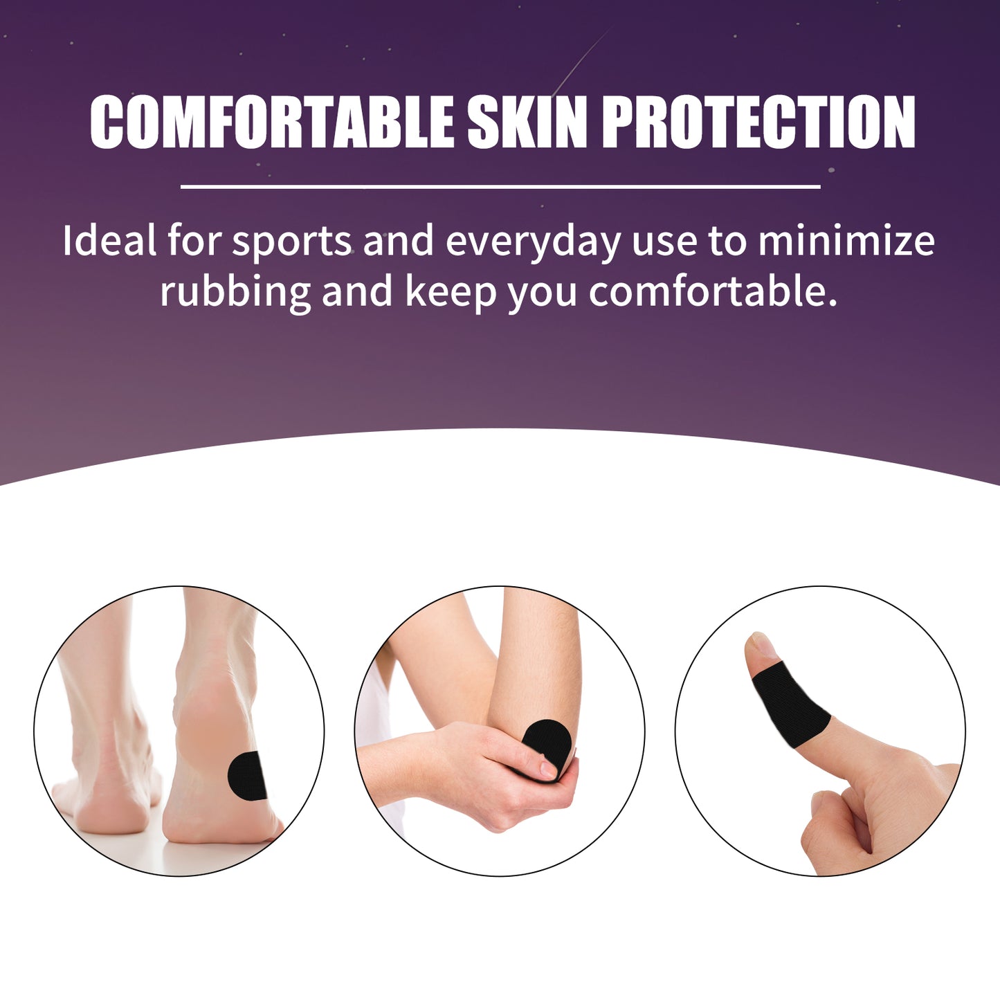 Purple Premium Sleep Tapes for Mouth: Hypoallergenic Cotton Adhesive β Latex-Free, Pain-Free, and Gentle on Skin