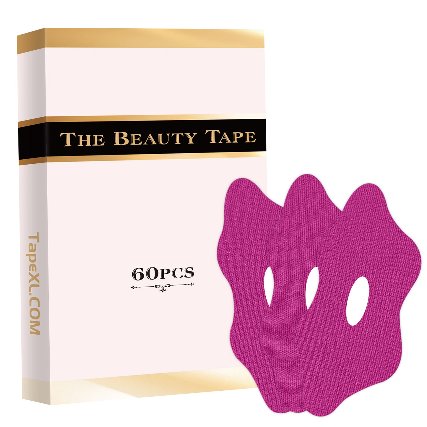 Pink Gentle Mouth Sleep Strips ，Hypoallergenic Tape for Better Nasal Breathing & Comfortable Sleep