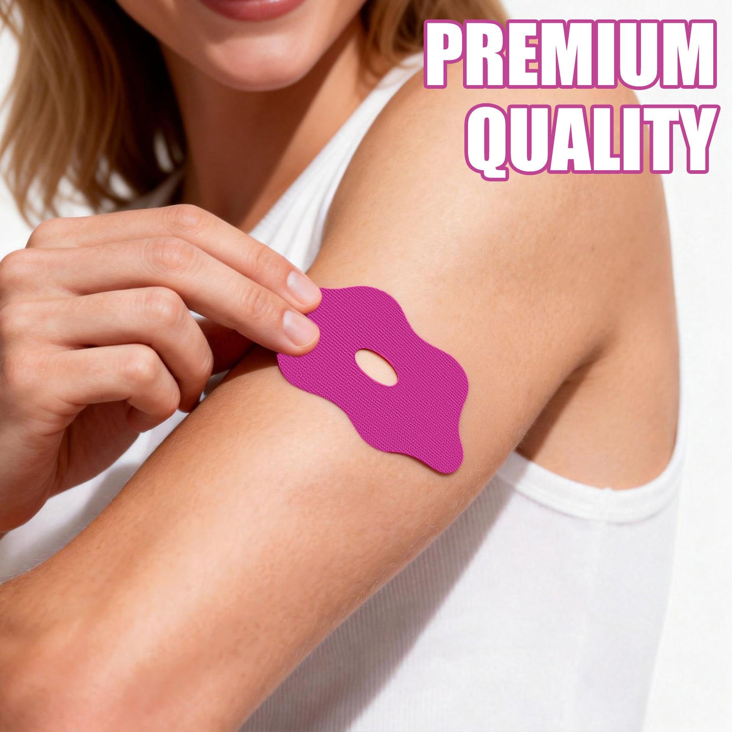 Pink Gentle Mouth Sleep Strips ，Hypoallergenic Tape for Better Nasal Breathing & Comfortable Sleep