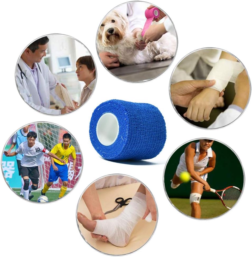 TapeXL Self Adhesive Bandage Wraps 12 Colors