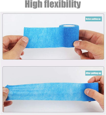 TapeXL Self Adhesive Bandage Wraps 12 Colors