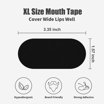 Sleep Tape XL - Silicone Adhesive Painless Removal